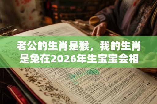 老公的生肖是猴，我的生肖是兔在2026年生宝宝会相克吗？