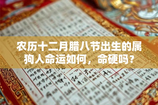 农历十二月腊八节出生的属狗人命运如何，命硬吗？