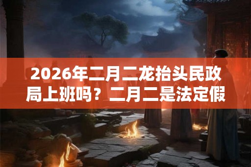 2026年二月二龙抬头民政局上班吗？二月二是法定假日吗