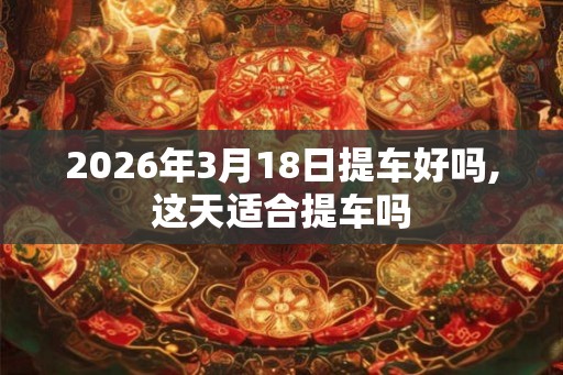 2026年3月18日提车好吗,这天适合提车吗
