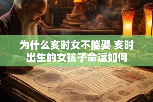 为什么亥时女不能娶 亥时出生的女孩子命运如何