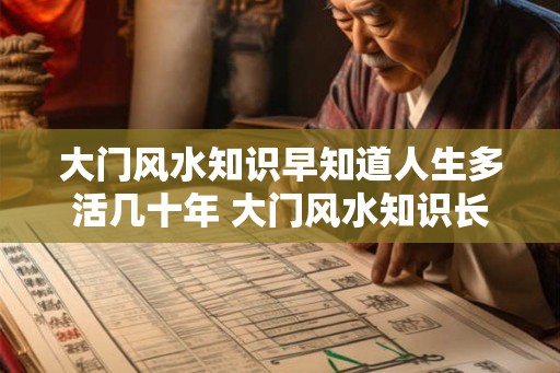 大门风水知识早知道人生多活几十年 大门风水知识长寿秘诀 大门风水知识早知道人生多活几十年 大门风水知识长寿秘诀