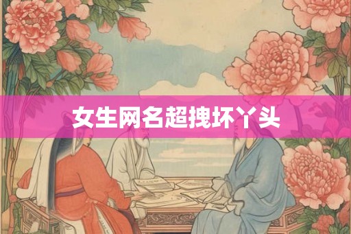 女生网名超拽坏丫头
