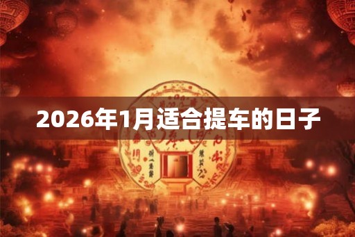 2026年1月适合提车的日子 2026年1月适合提车的日子
