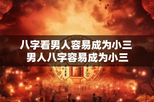 八字看男人容易成为小三 男人八字容易成为小三