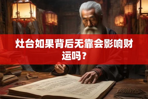 灶台如果背后无靠会影响财运吗？