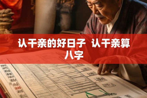 认干亲的好日子  认干亲算八字