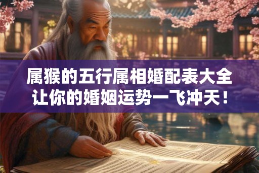 属猴的五行属相婚配表大全让你的婚姻运势一飞冲天! 属猴的五行属相婚配表大全让你的婚姻运势一飞冲天!