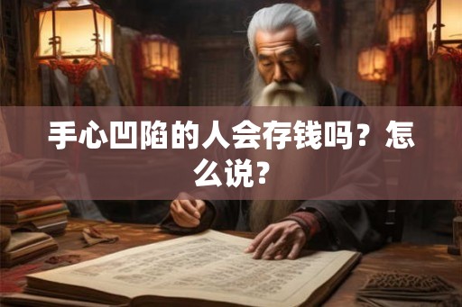 手心凹陷的人会存钱吗？怎么说？