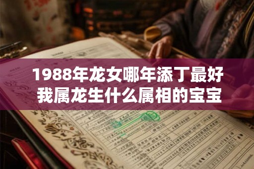 1988年龙女哪年添丁最好 我属龙生什么属相的宝宝好