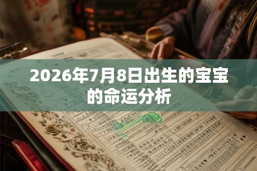 2026年7月8日出生的宝宝的命运分析 2026年7月8日出生的宝宝的命运分析