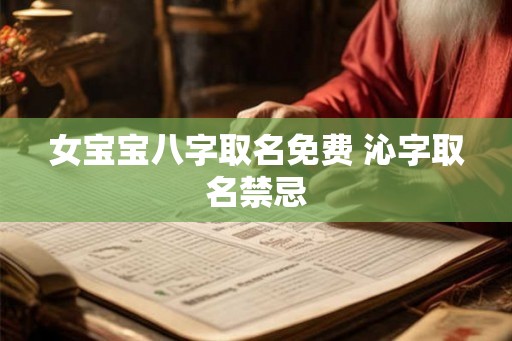 女宝宝八字取名免费 沁字取名禁忌