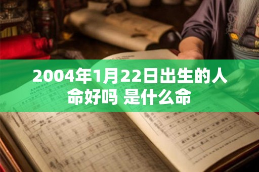 2004年1月22日出生的人命好吗 是什么命