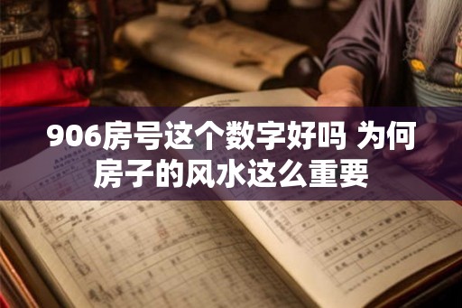 906房号这个数字好吗 为何房子的风水这么重要