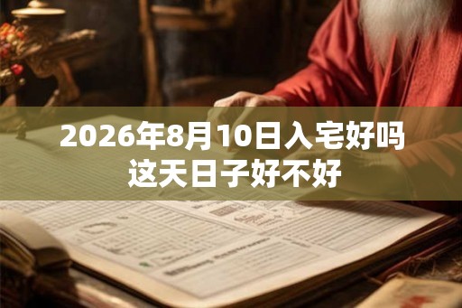2026年8月10日入宅好吗 这天日子好不好