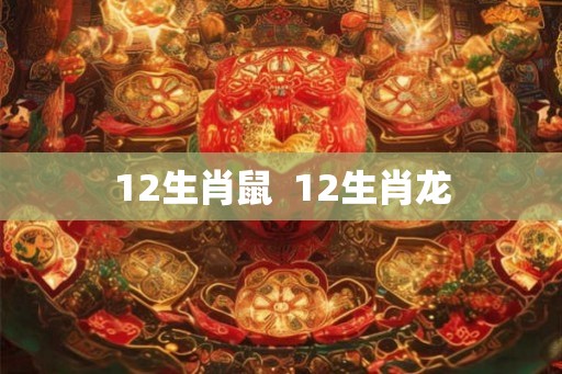 12生肖鼠  12生肖龙