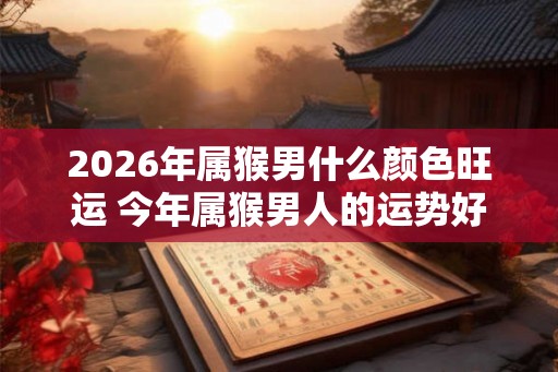 2026年属猴男什么颜色旺运 今年属猴男人的运势好吗
