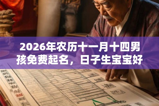 2026年农历十一月十四男孩免费起名，日子生宝宝好吗？