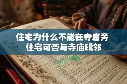 住宅为什么不能在寺庙旁 住宅可否与寺庙毗邻