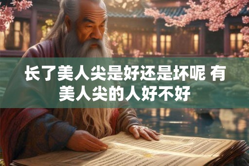 长了美人尖是好还是坏呢 有美人尖的人好不好