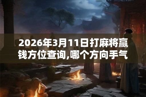 2026年3月11日打麻将赢钱方位查询,哪个方向手气佳 2026年3月11日打麻将赢钱方位查询,哪个方向手气佳