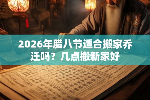 2026年腊八节适合搬家乔迁吗？几点搬新家好