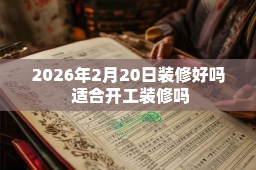 2026年2月20日装修好吗 适合开工装修吗