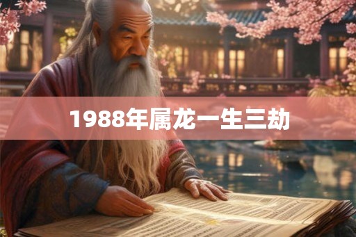 1988年属龙一生三劫