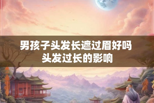 男孩子头发长遮过眉好吗 头发过长的影响
