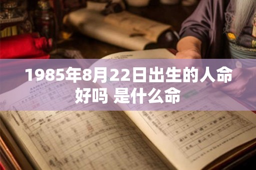 1985年8月22日出生的人命好吗 是什么命