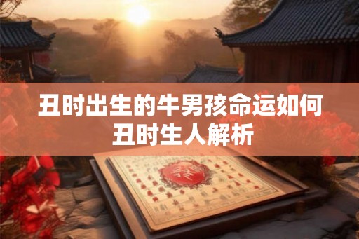 丑时出生的牛男孩命运如何 丑时生人解析