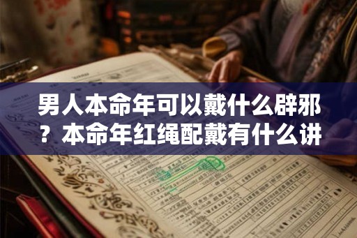 男人本命年可以戴什么辟邪?本命年红绳配戴有什么讲究? 男人本命年可以戴什么辟邪?本命年红绳配戴有什么讲究?