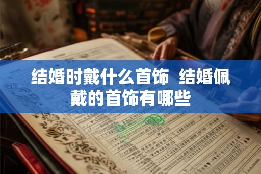 结婚时戴什么首饰  结婚佩戴的首饰有哪些