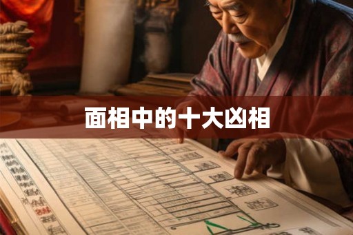 面相中的十大凶相