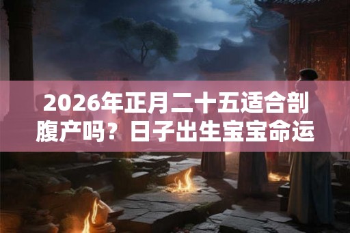 2026年正月二十五适合剖腹产吗？日子出生宝宝命运？