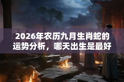 2026年农历九月生肖蛇的运势分析，哪天出生是最好的？