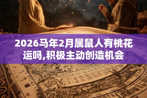 2026马年2月属鼠人有桃花运吗,积极主动创造机会
