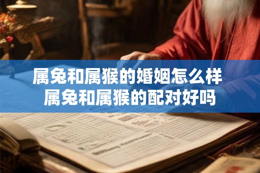 属兔和属猴的婚姻怎么样 属兔和属猴的配对好吗