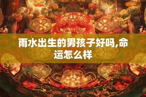 雨水出生的男孩子好吗,命运怎么样 雨水出生的男孩子好吗,命运怎么样