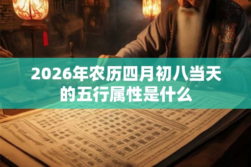 2026年农历四月初八当天的五行属性是什么