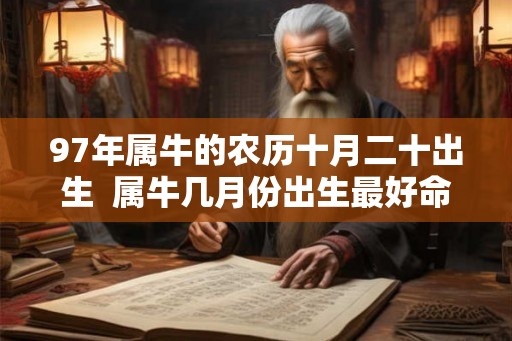 97年属牛的农历十月二十出生  属牛几月份出生最好命农历