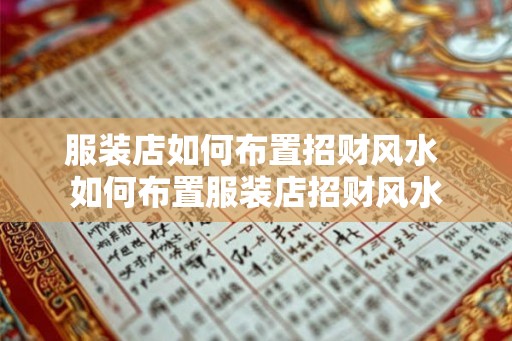 服装店如何布置招财风水 如何布置服装店招财风水