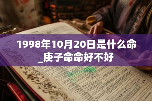1998年10月20日是什么命_庚子命命好不好