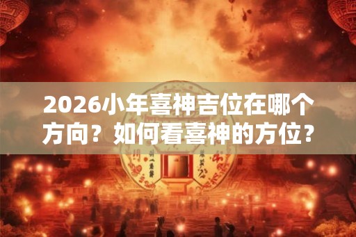 2026小年喜神吉位在哪个方向？如何看喜神的方位？