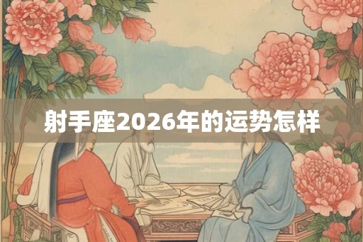 射手座2026年的运势怎样