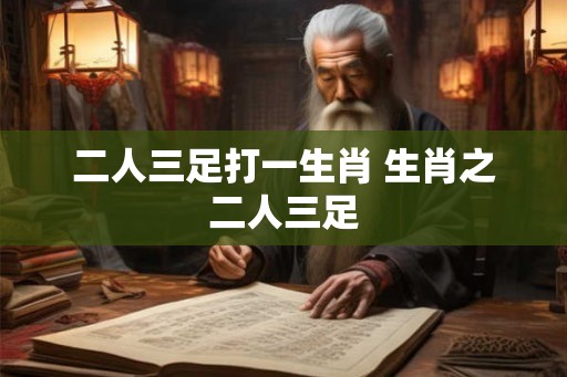 二人三足打一生肖 生肖之二人三足