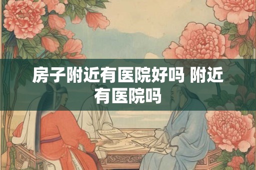 房子附近有医院好吗 附近有医院吗