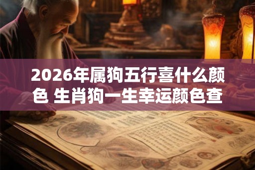 2026年属狗五行喜什么颜色 生肖狗一生幸运颜色查询 2026年属狗五行喜什么颜色 生肖狗一生幸运颜色查询