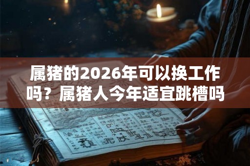 属猪的2026年可以换工作吗？属猪人今年适宜跳槽吗