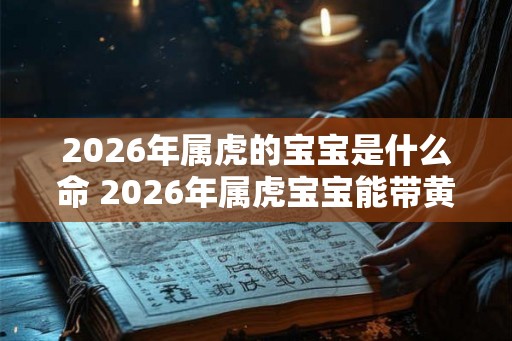 2026年属虎的宝宝是什么命 2026年属虎宝宝能带黄金吗